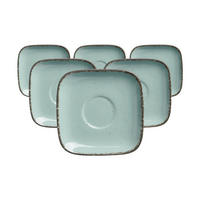 ESPRESSOUNTERTASSEN Casa Blau ø 10 cm 6er Set - Blau, Keramik (10cm) - Ritzenhoff Breker