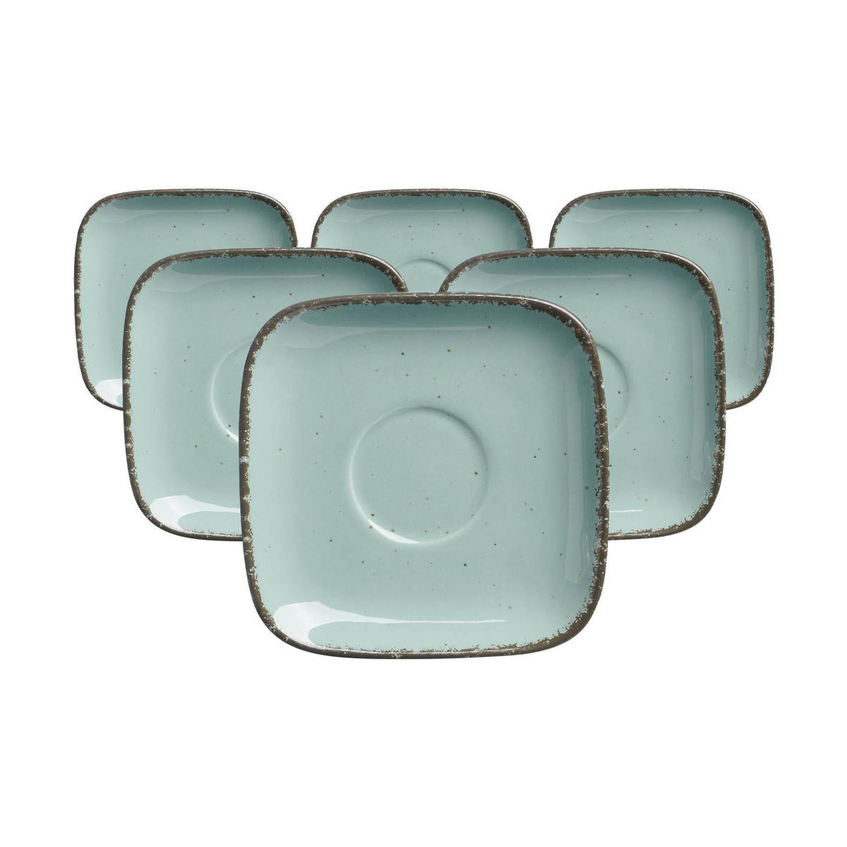 ESPRESSOUNTERTASSEN Casa Blau ø 10 cm 6er Set - Blau, Keramik (10cm) - Ritzenhoff Breker