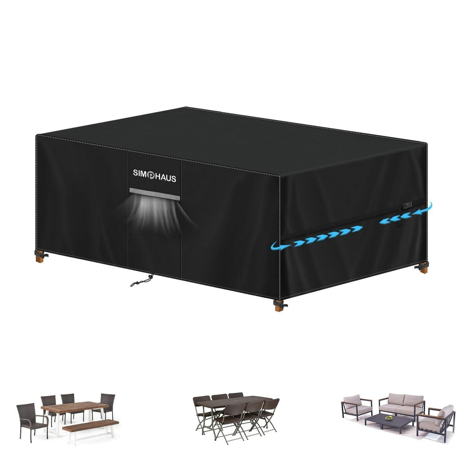 XXXLutz Abdeckhaube Schwarz 90x75x180 cm