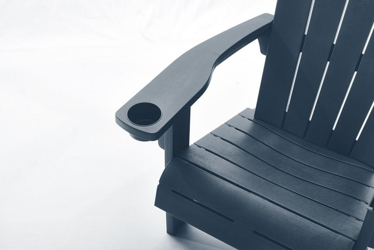 GARTENSTUHL Adirondack Alpine - Dunkelblau, Kunststoff (80/96.5/81cm) - Keter