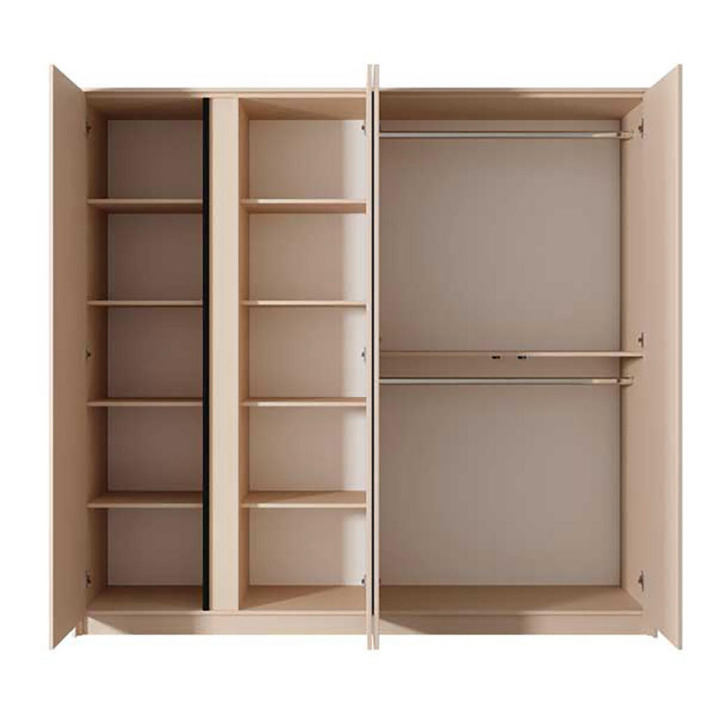 Thumbnail - Feldmann-Wohnen Schlafzimmer-Set, Akazie, Holz, 11 Fächer, 2 Schubladen, Rechteckig, 160x200 cm, Schlafzimmer, Betten