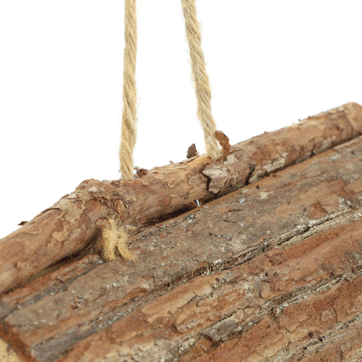 VOGELFUTTERHAUS - Braun, Holz (13.5/18/19.5cm) - Relaxdays