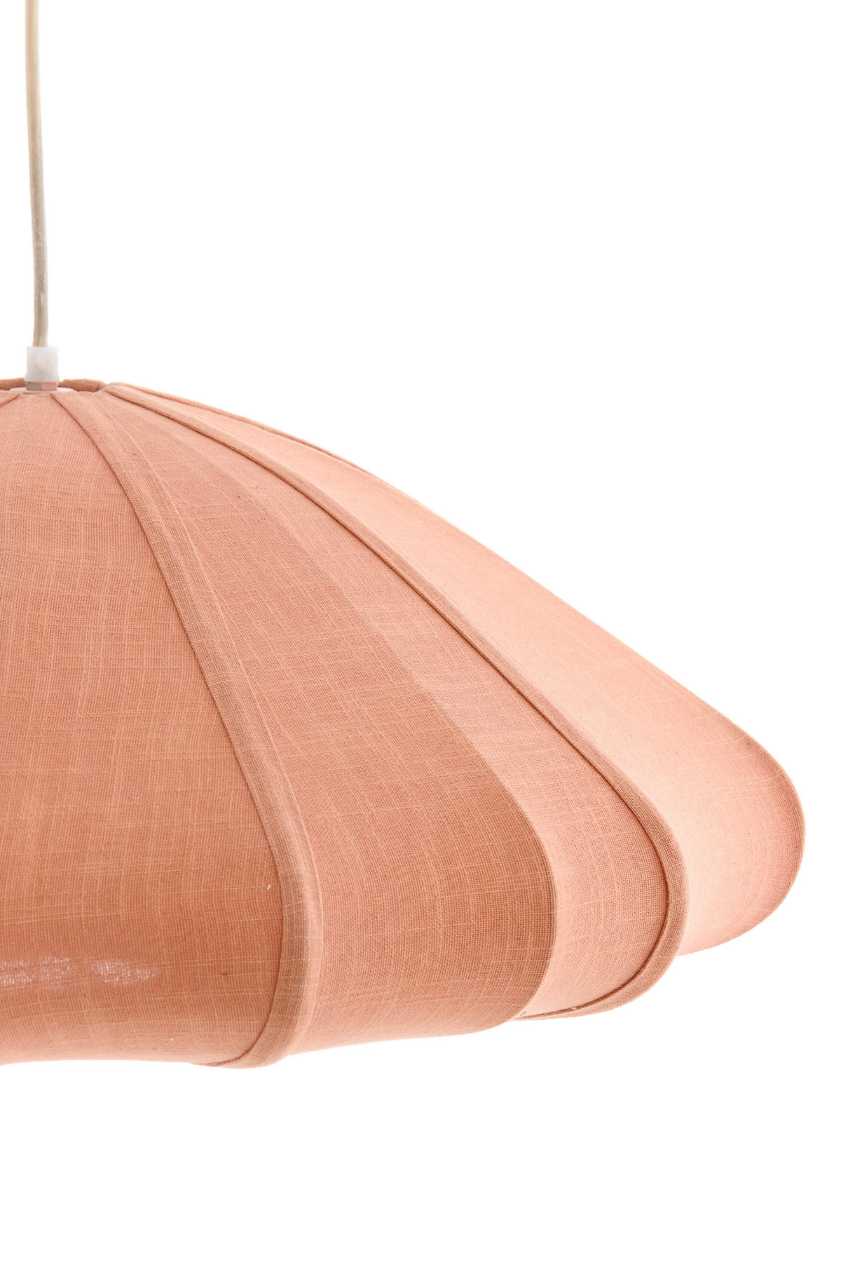 HÄNGELAMPE - Rosa - 50/50/20 cm - Pink, Textil (50/50/20cm) - Light & Living