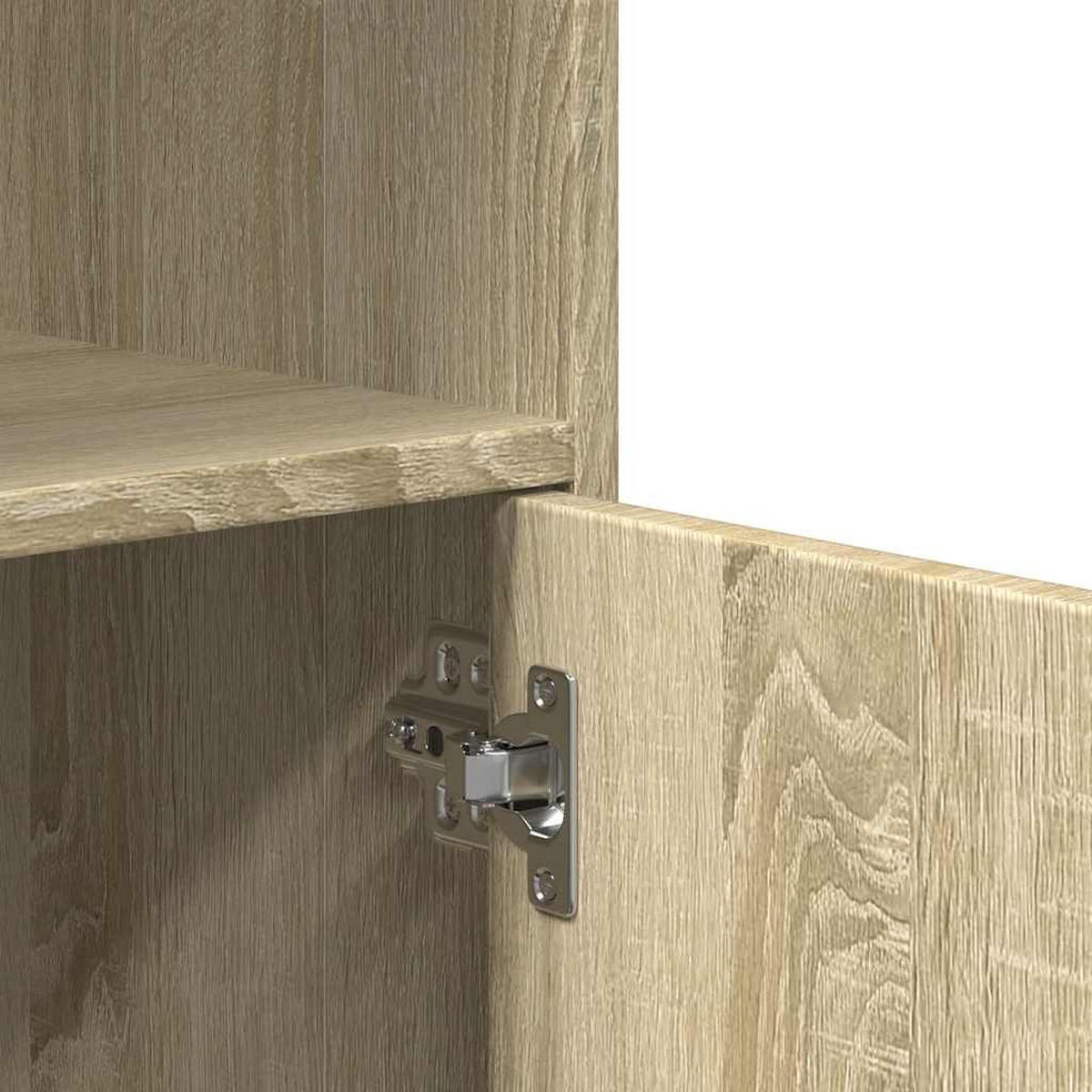 ROLLSCHRANK Sonoma-Eiche 55/40/91 Cm Holzwerkstoff - Braun, Holzwerkstoff (40/91/55cm) - vidaXL