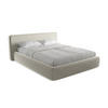 POLSTERBETT mit Bettkasten und Lattenrost 200x225 Creme - Perlmutt/Creme, Kunststoff/Textil (160/200cm) - Makamii
