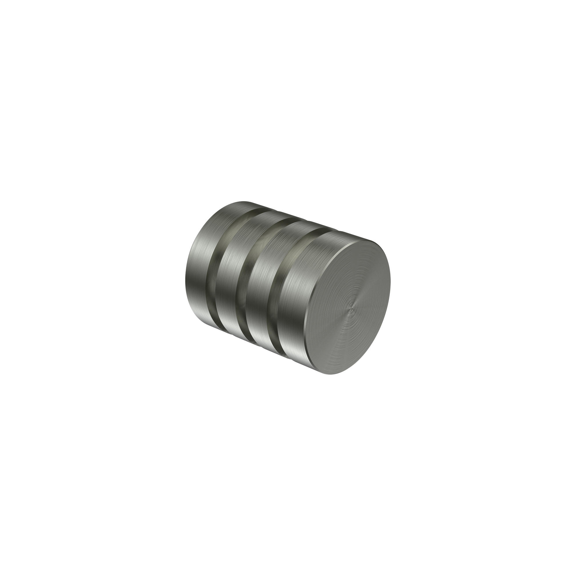 ENDSTÜCKE FÜR GARDINENSTANGEN 20 mm Ø, Fario Edelstahl, Packung 2 Stück - Edelstahlfarben, Metall (2.5/2.5/2.5cm) - INTERDECO