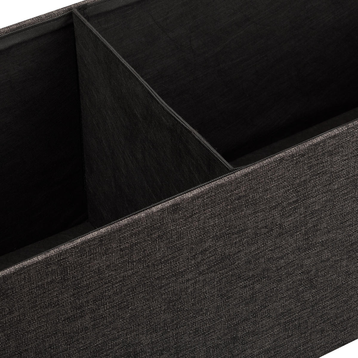 FALTBARE Sitzbank - Braun, Holzwerkstoff/Textil (38/38/114cm) - Relaxdays