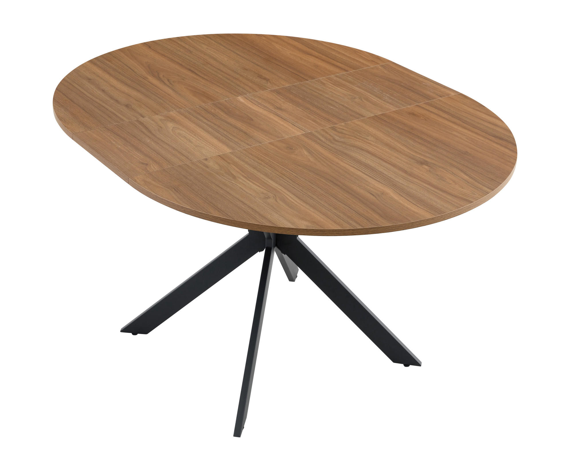 Okmyhome Esstisch Walnuss 137x76x137 cm