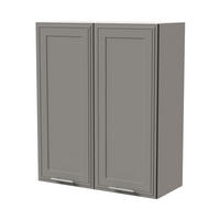HÄNGESCHRANK Salo W4/80 Weiß / Dust Grey Matt 80 / 32,5 / 96cm - Weiß/Grau, Holz/Holzwerkstoff (80/96/32.5cm) - Feldmann-Wohnen