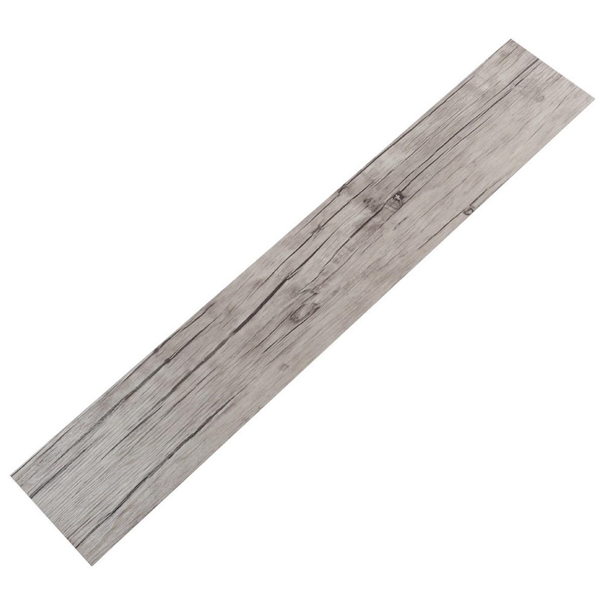 VINYLBODEN 5m²/36-TLG. selbstklebend PVC - Dunkelgrau, Kunststoff (0.2/91.5/15.2cm) - Livingandhome
