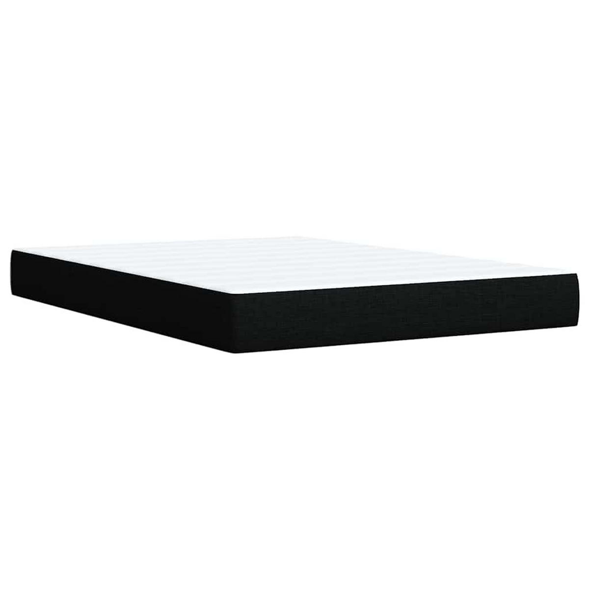 BOXSPRINGBETT 160/200 Cm Schwarz Gewebe - Schwarz, Textil (160/200cm) - vidaXL