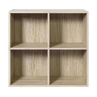 BÜCHERREGAL Eiche 4 Fächer 60/29/60 cm - Eichefarben, Holzwerkstoff (29/59.8/59.6cm) - PANGIVO