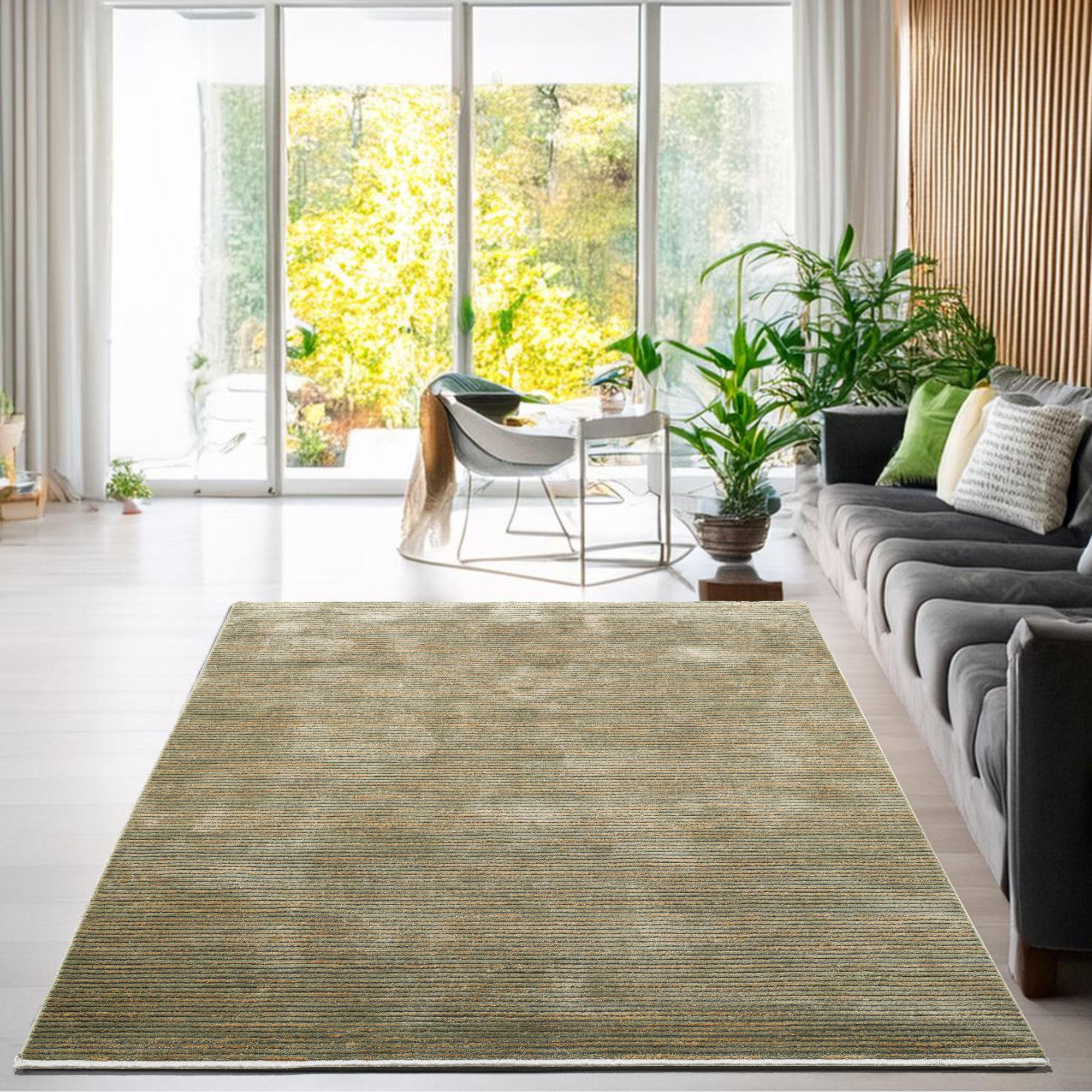 FLACHWEBETEPPICH Corduletta 40x60 cm - Grün, Textil (40/60cm) - Gino Falcone