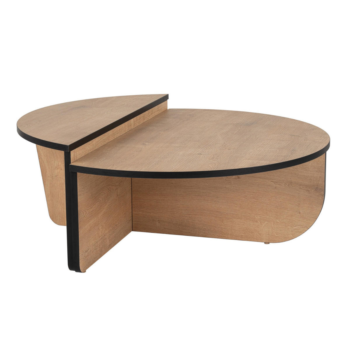 COUCHTISCH orion Chêne à miel - Schwarz, Holzwerkstoff (9.5/90/35cm) - Calicosy