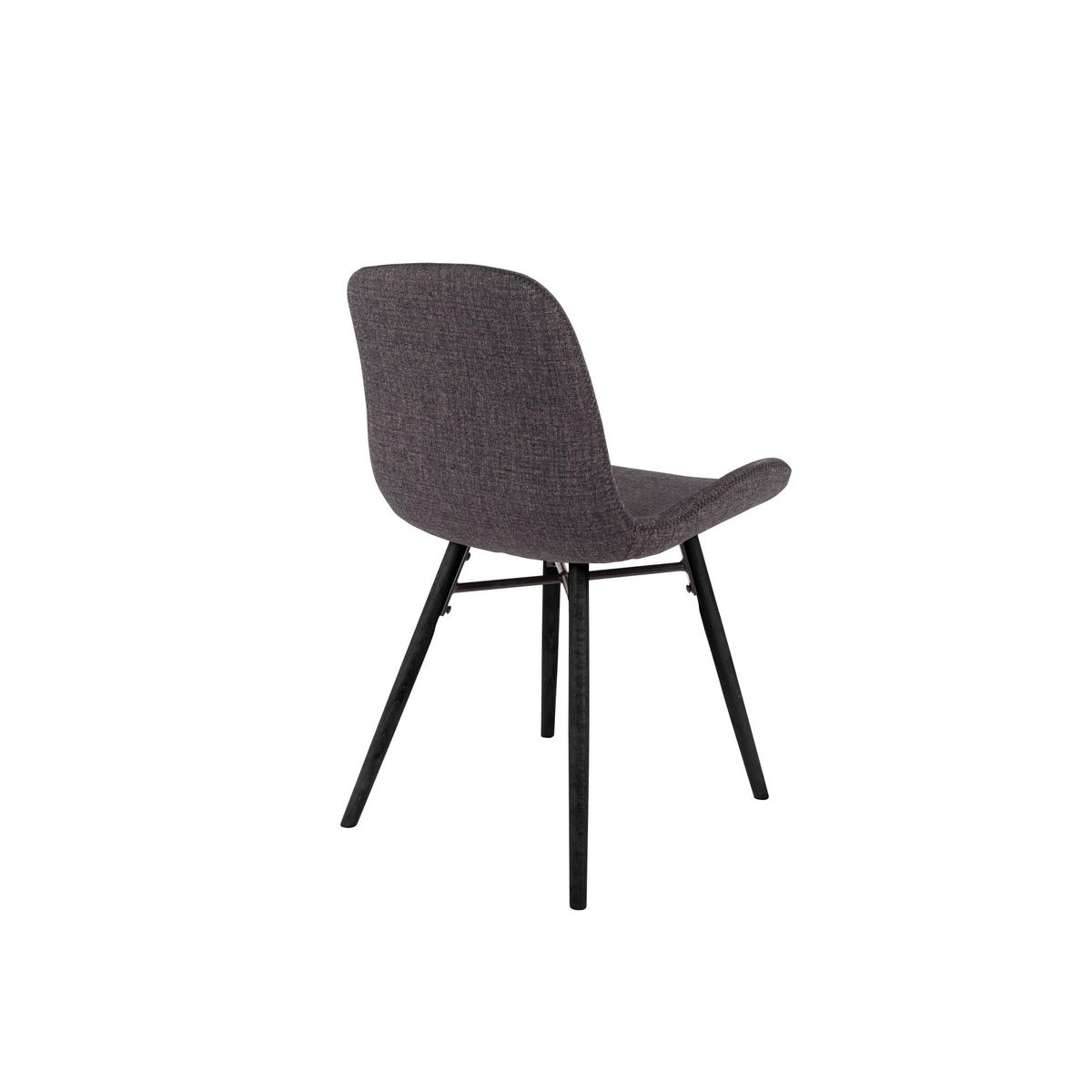 ESSZIMMERSTUHL Lester Sitzfläche Anthrazit - 2 er Set - Grau, Textil (50/80.5/55cm) - Housecraft Living