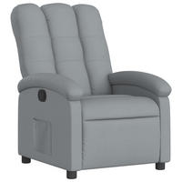 FERNSEHSESSEL Longstreet Hellgrau - Hellgrau, Metall (70/101/93cm) - Nettlife