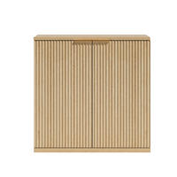 SIDEBOARD Eichefarben 80/40/80 cm - Eichefarben, Holzwerkstoff (80/80/40cm) - PANGIVO