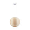 PENDELLEUCHTE Hugo Pd1 Kallisto - Beige/Weiß, Metall (30/30/30cm) - Paco Home