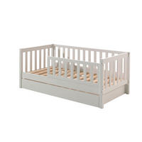 KINDERBETT TODDLER Weiß 76x148x60 cm - Weiß, Holz - FURNLUX