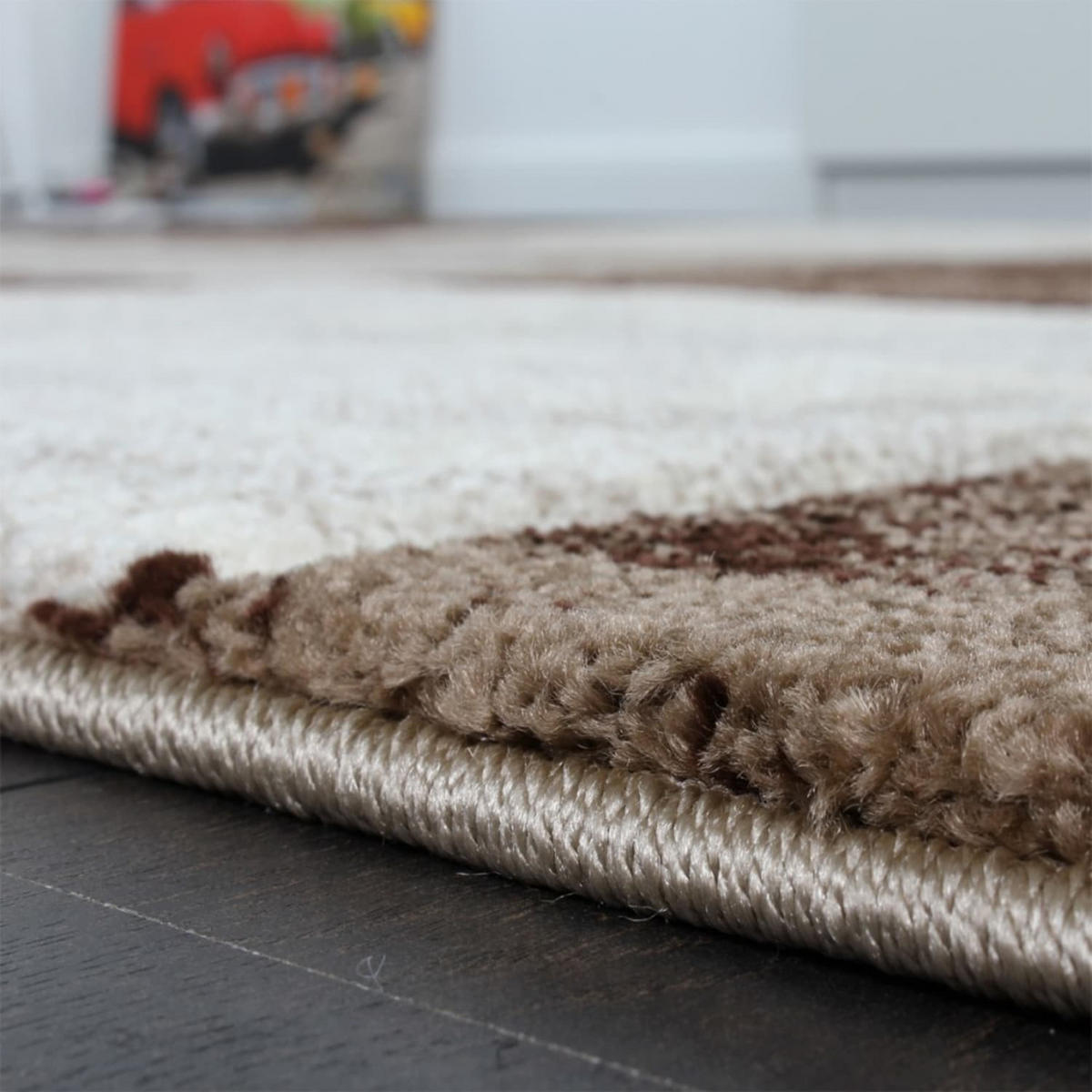 KURZFLORTEPPICH 80/150 cm Diamond 663 - Braun, Kunststoff (80/150cm) - Paco Home