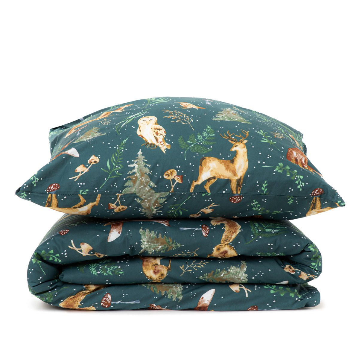 BETTWÄSCHE Padu Baumwolle 160/200 cm - Grün, Textil (160/200cm) - Homla