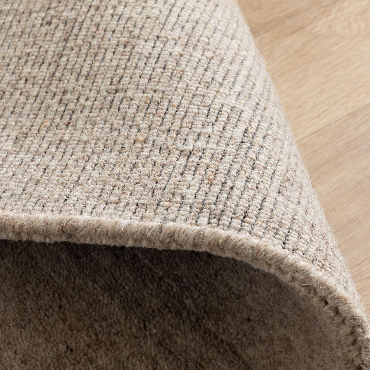 WOLLTEPPICH 90/160 cm Pali - Beige, Naturmaterialien (90/160cm) - Steffensmeier