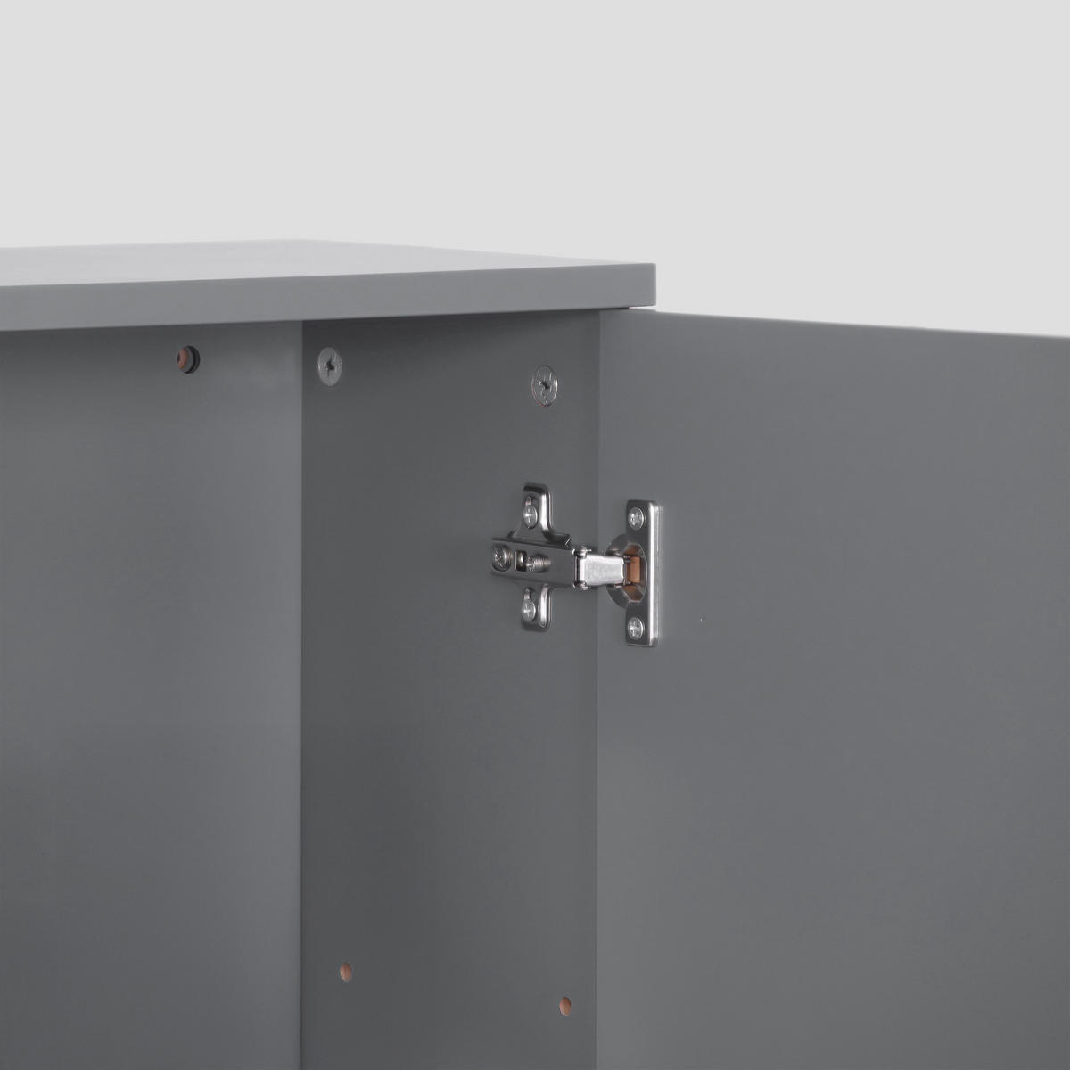 HÄNGESCHRANK - Blaugrau/Grau, Holzwerkstoff (30/62/21cm) - Relaxdays