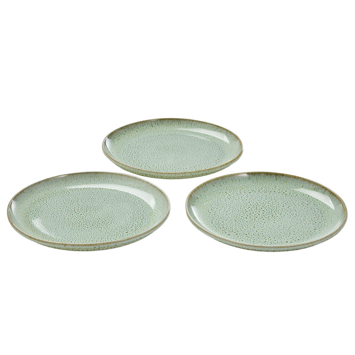 TELLER Tavira 27 cm - Grün, Keramik (27/27/2.7cm) - Butlers