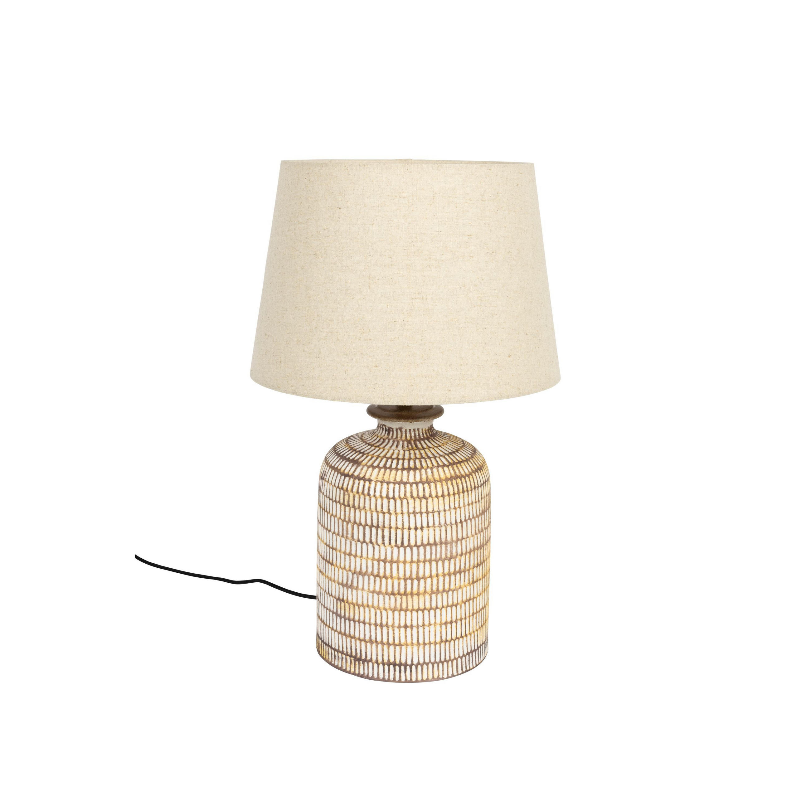 Dutchbone Tischlampe Beige 38x62x38 cm