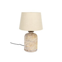 TISCHLAMPE Russel - Beige, Keramik (38/38/62cm) - Dutchbone