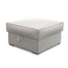 POUF FERA Creme 65x65 cm - Creme, Textil (65/38/65cm) - MASSENO