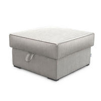 POUF FERA Creme 65x65 cm - Creme, Textil (65/38/65cm) - MASSENO