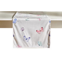 TISCHLÄUFER Adalis - Weiß, Textil (180/40/1cm) - home&you