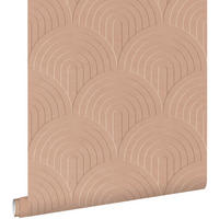 TAPETE 3D Muster 53 cm x 10.05 m - Pink, Papier (53/1000cm) - ESTAhome