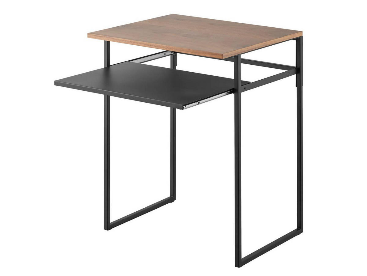 BEISTELLTISCH Tower schwarz 45/53/68 cm - Schwarz, Metall (45/53/66cm) - Yamazaki