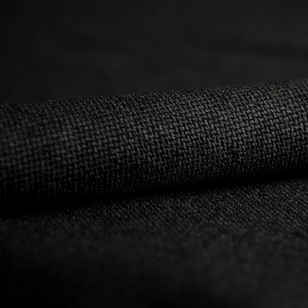 POLSTERBETT Salma mit Stauraum 120/200 cm Schwarz im Megan Stoff - Schwarz, Holz/Holzwerkstoff (120/200cm) - AltaBeds