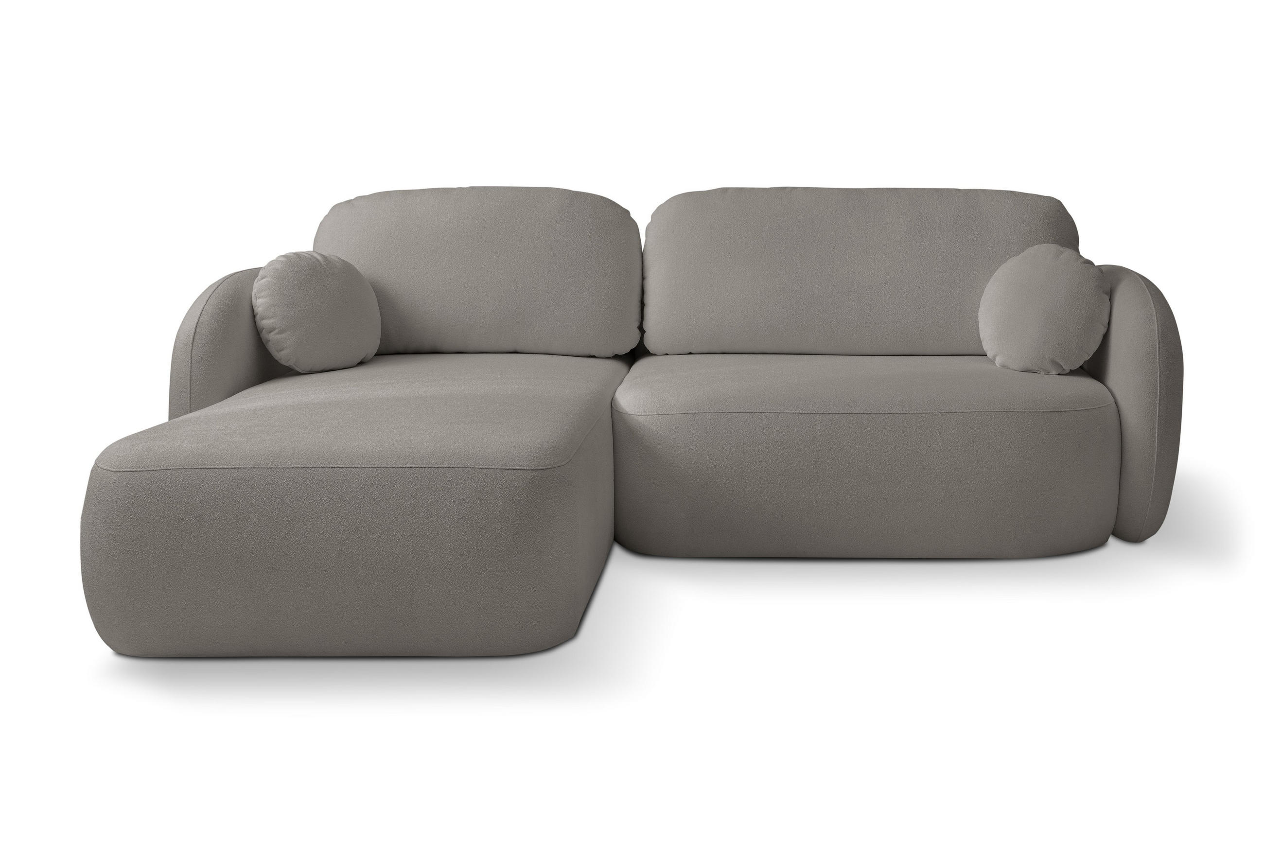 Masseno Ecksofa Grau 248x174 cm