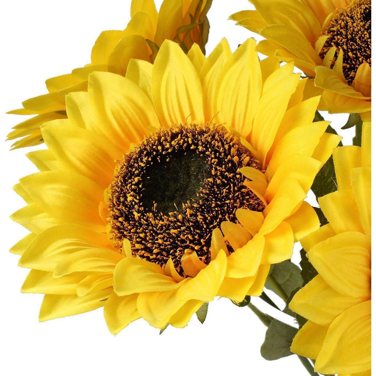 KUNSTBLUMEN Sonnenblumen 83 cm - Gelb, Textil (65cm)