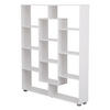 BÜCHERREGAL Emily Weiß - Weiß, Holzwerkstoff (21/148.5/130cm) - Happy Garden
