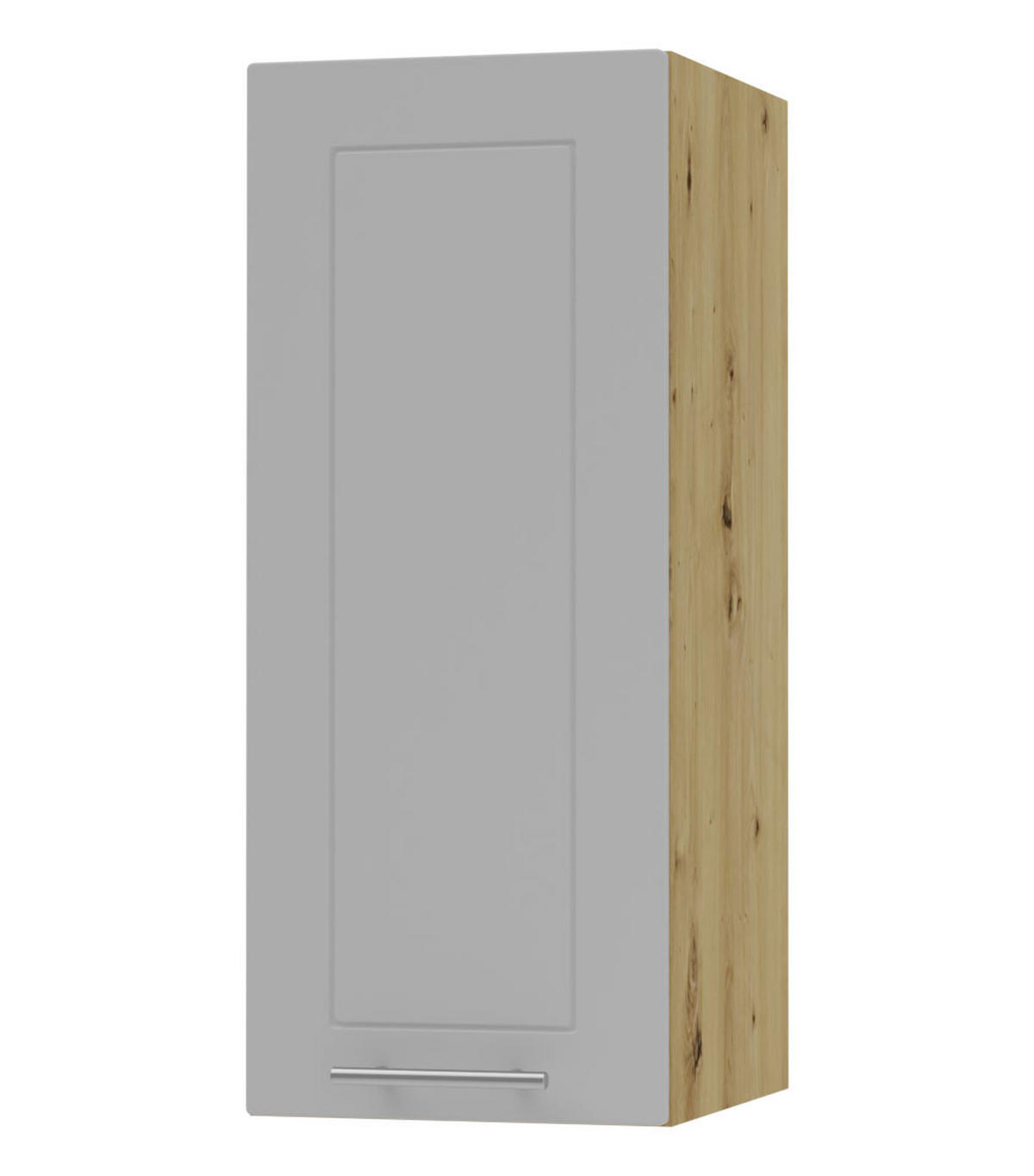KÜCHENHÄNGESCHRANK Kvantum W2/30 Dust Grey Matt / Eiche Artisan Matt 30 / 32,5 / 72cm - Eiche Artisan/Grau, Holz/Holzwerkstoff (30/72/32.5cm) - Feldmann-Wohnen