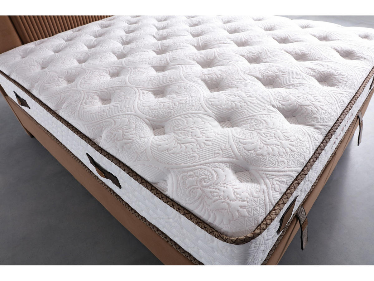 POLSTERBETT Selectum 140x200 Braun - Braun, Textil/Metall (140/200cm) - Villa Möbel