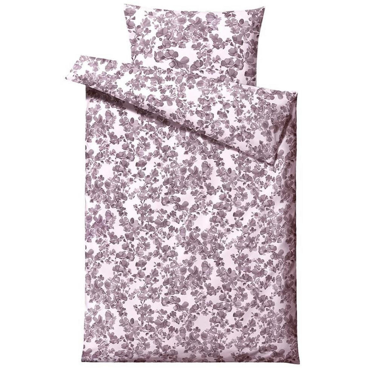 BETTWÄSCHE Blossom lila 135/200 cm Baumwolle - Violett, Textil (135/200cm) - Södahl