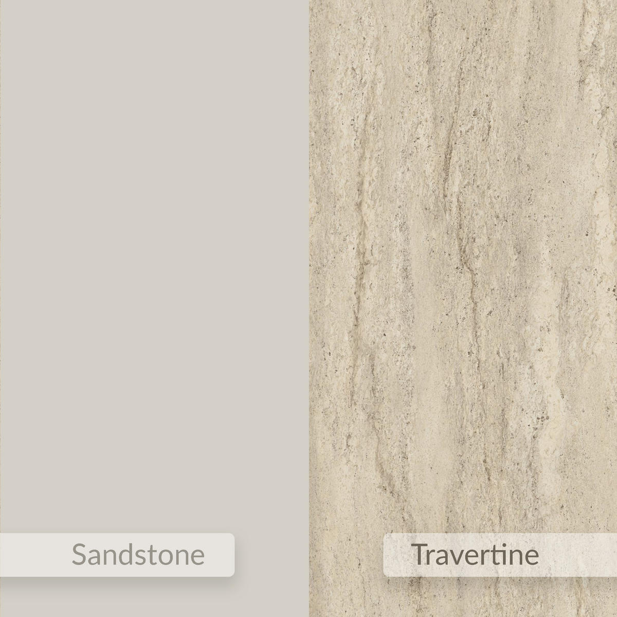 NACHTTISCH Onda Sandstein, Travertin 38,4/31/18,5 cm - Sandfarben, Holzwerkstoff (38.4/18.5/31cm) - Decortie