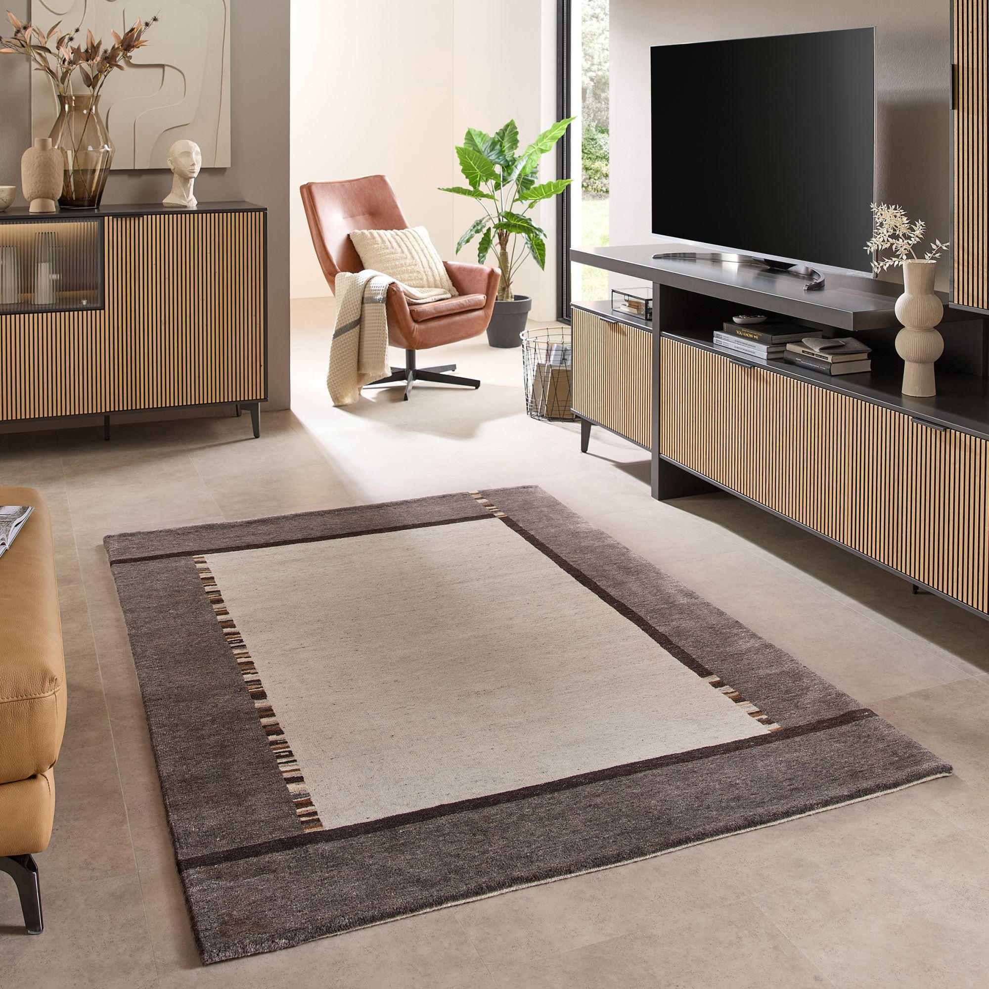 WOLLTEPPICH Heaven 70x140 cm - Grau, Textil (70/140cm) - Natur Pur