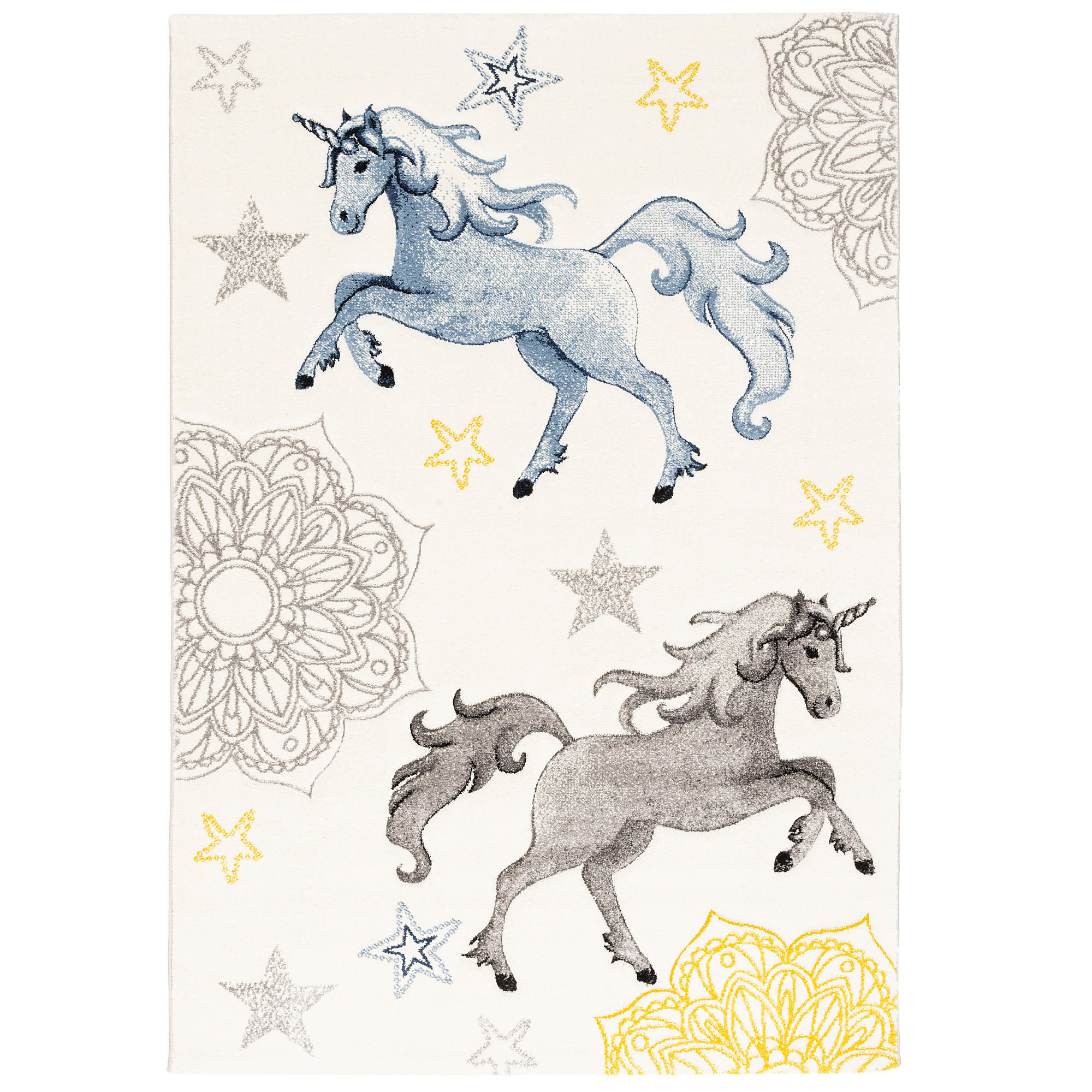 KINDER TEPPICH MAUI KIDS PFERDE STARS - Multicolor, Textil (80/150cm) - Pergamon