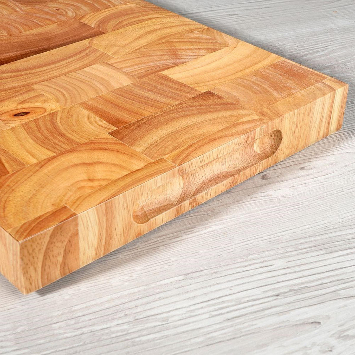 SCHNEIDEBRETT Massivholz natur - Naturfarben, Holz (25/35cm) - Orion 