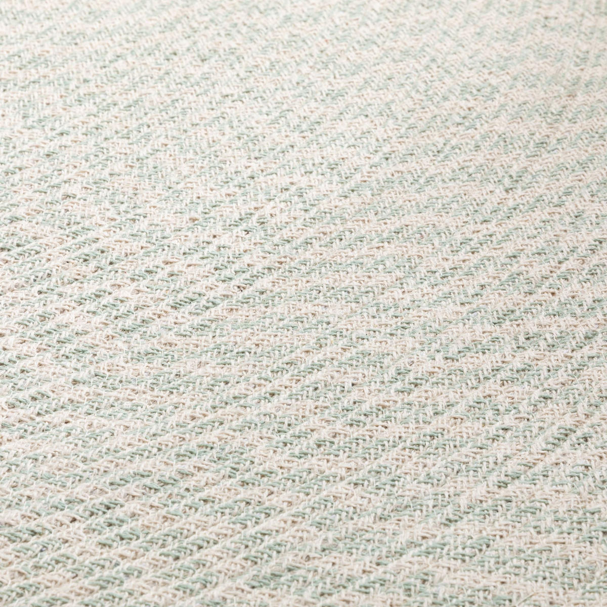 HANDWEBTEPPICH 200/200 cm Bali Plain - Hellgrün, Naturmaterialien (200/200cm) - Steffensmeier