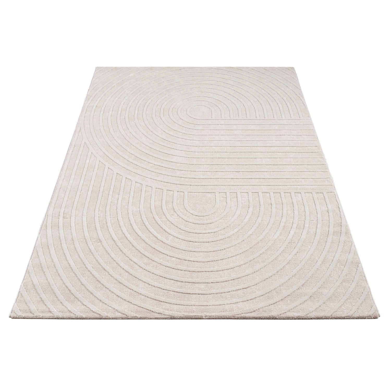 KURZFLORTEPPICH 200/280 cm Santorini 612 - Creme, Kunststoff (200/280cm) - Paco Home