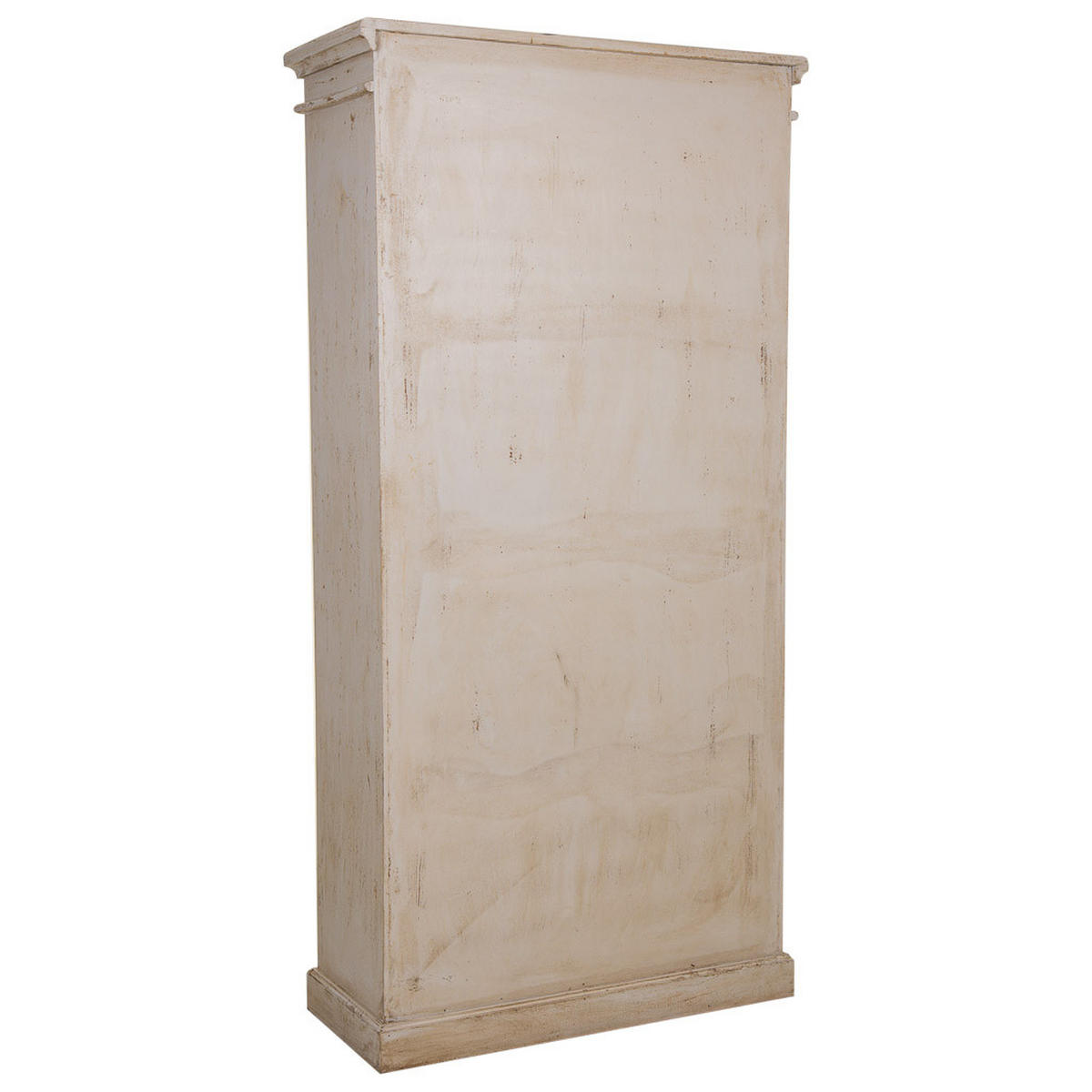 VITRINE aus Holz und Glas 90x40x183 cm - Beige, Holz (90/183/40cm) - Wanderlust