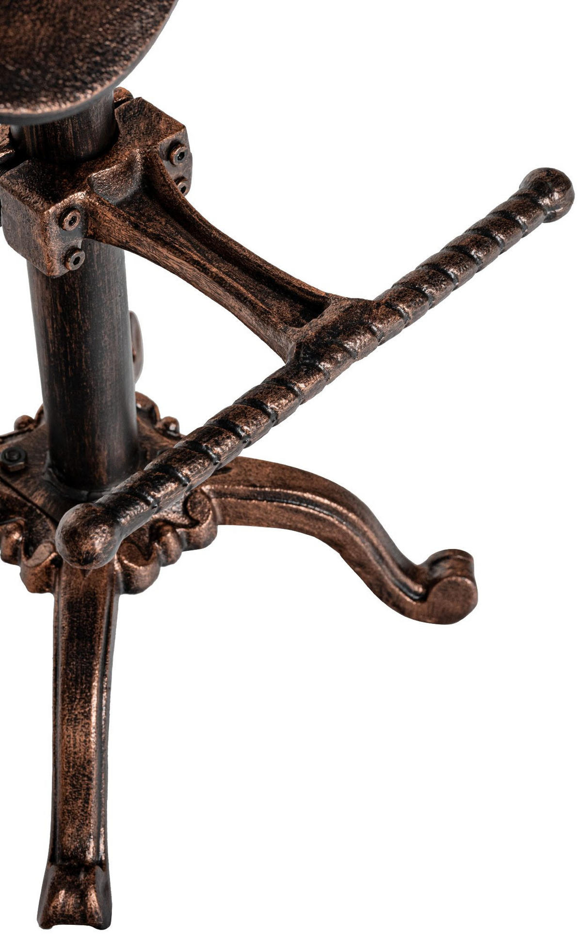 BARHOCKER Metall Bronze - Bronzefarben, Metall (44/56/34cm) - CLP